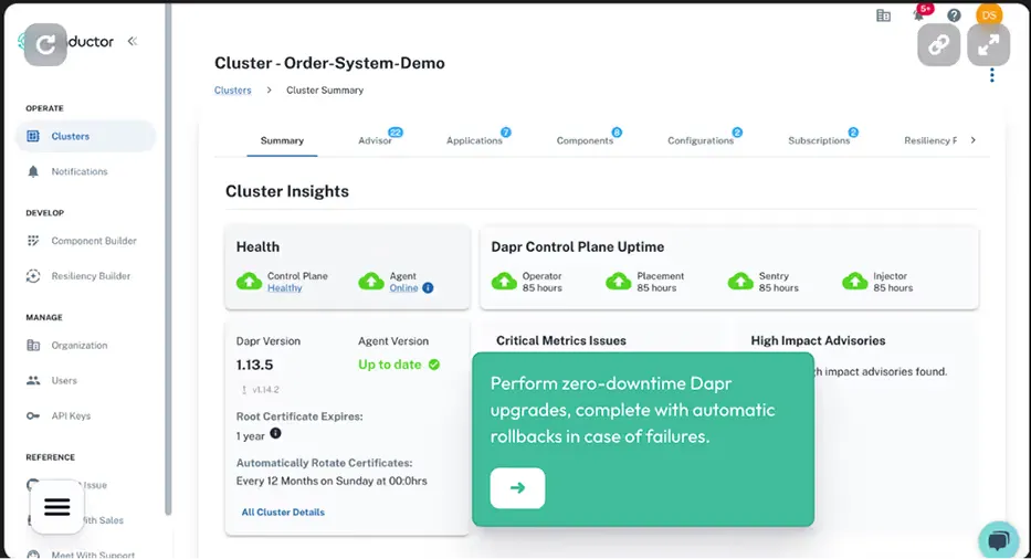 Automated Dapr management